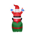 Giant Inflatable Snowman Airblown Santa Color LED Lighted